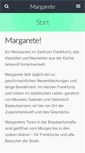 Mobile Screenshot of margarete-restaurant.de