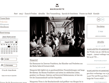 Tablet Screenshot of margarete-restaurant.de